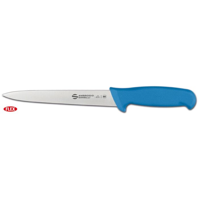 Cutit pentru file de peste Supra Colore, Ambrogio Sanelli, Albastru, (L) 310 mm - Image 2