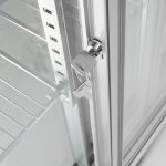 Vitrina frigorifica pentru bar Candour de 198 l cu usa dubla, otel inoxidabil, Barmatic - Image 4