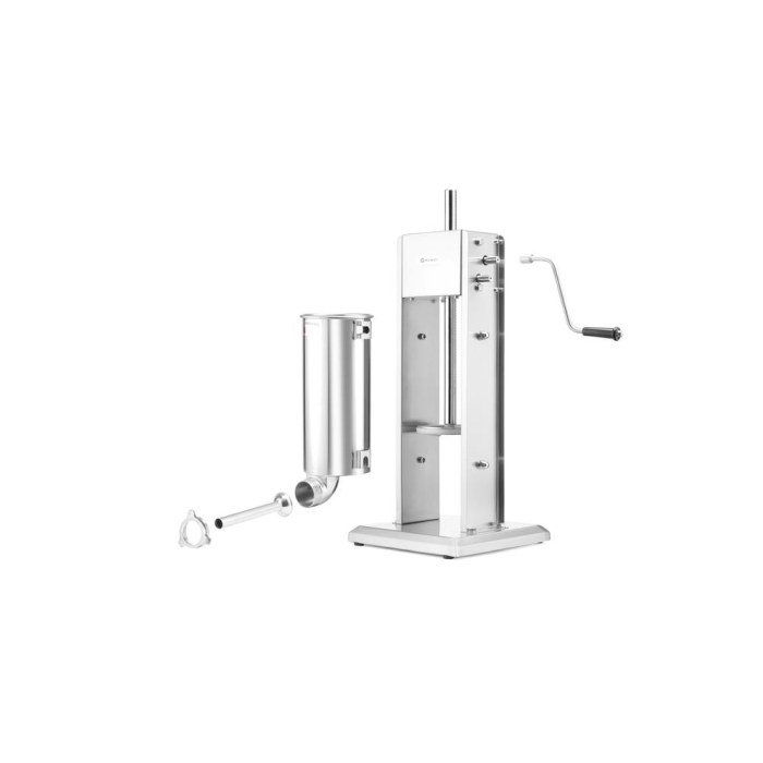 Aparat umplut carnati profesional, capacitate 5 kg, Hendi Profi Line, inox, 4 palnii incluse - Image 5