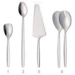 Set pentru servire salata, furculita si lingura, Inox 18/0, Hendi, 208 mm - Image 2