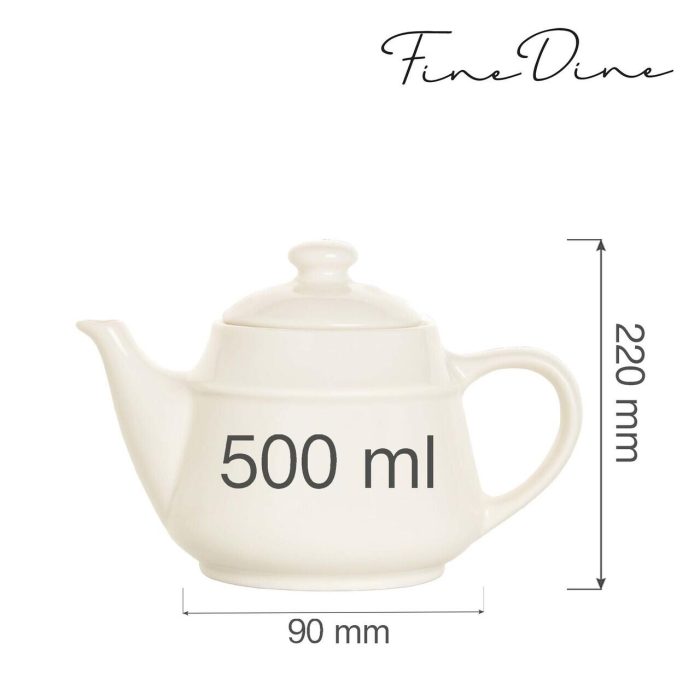Ceainic Fine Dine, Crema 500 ml - Image 2