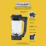 Cana din copoliester,1.4 L pentru blender HBB255, HBH455, HBF510 - Image 2