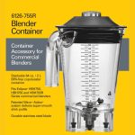 Cana blender HBH755R-CE Eclipse® 2l, Hamilton Beach Commercial - Image 2