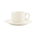 Farfurie pentru ceașcă pentru ceai și cafea Fine Dine, Crema, 150 mm - Image 3
