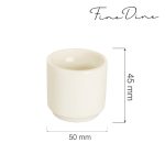 Suport pentru ou Fine Dine, Crema - Image 2