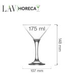 Pahar de martini Sofia 175 ml, LAV - Image 3