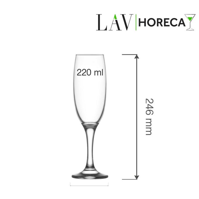 Pahar de sampanie Aspen 220 ml, LAV - Image 3