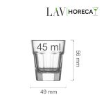 Pahar de shot Amsterdam, 45ml LAV - Image 3