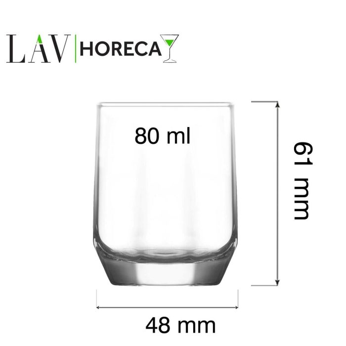 Pahar de shot Riga, 80 ml, LAV - Image 3