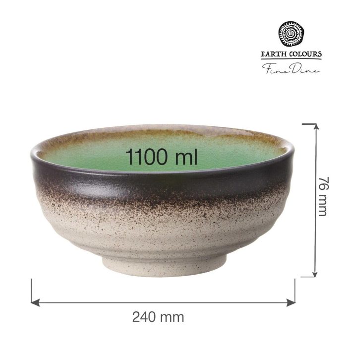 Bol rotund pentru ramen sau salată Beryl, 240 mm Fine Dine - Image 3
