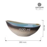 Bol oval Azure, 240mm Fine Dine - Image 2