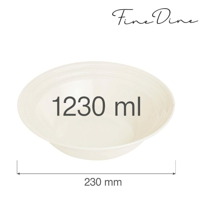 Bol Fine Dine, Crema 1230 ml, 230 mm - Image 2