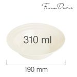 Bol Fine Dine, Crema 310 ml, 140 mm - Image 2