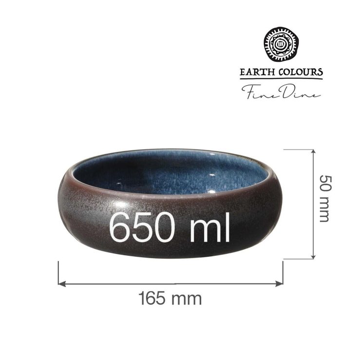 Bol Goro Brown Blue 165 mm, 650 ml Fine Dine - Image 2