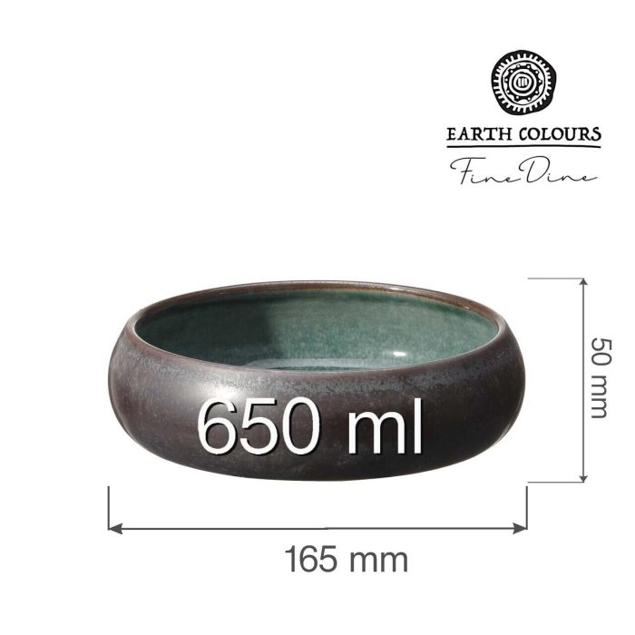 Bol Goro Brown Green 165mm, 650ml Fine Dine - Image 2