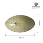 Bol tip barca Olive, 250x160 mm Fine Dine - Image 4