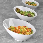 Bol înclinat din melamină, alb, 233x(h)125 mm Fine Dine - Image 2