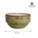 Bol stivuibil Olive 80 mm, 150 ml Fine Dine - Image 2