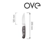 Cutit jumbo pentru friptura Corfu, OVE, 255 mm, set de 6 buc. - Image 5