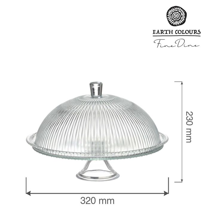 Suport pentru tort Aura cu capac, 320 x (h)230mm Fine Dine - Image 5