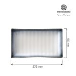 Platou dreptunghiular Fine Dine, Silk, 272x150 mm - Image 2