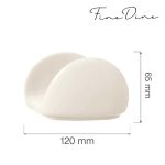Suport pentru servetele Fine Dine, Crema/Perla - Image 2