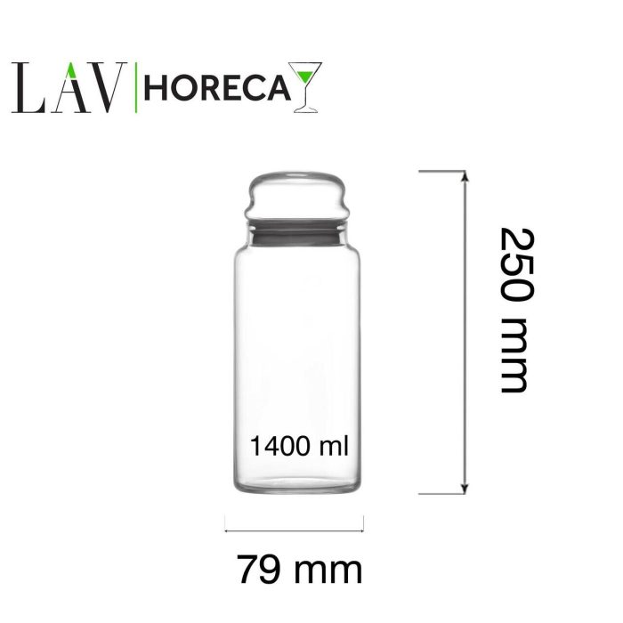 Borcan cu capac Phuket 1400 ml, LAV - Image 5