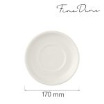 Farfurie pentru bol 770771, Fine Dine, Crema, 170 mm - Image 2