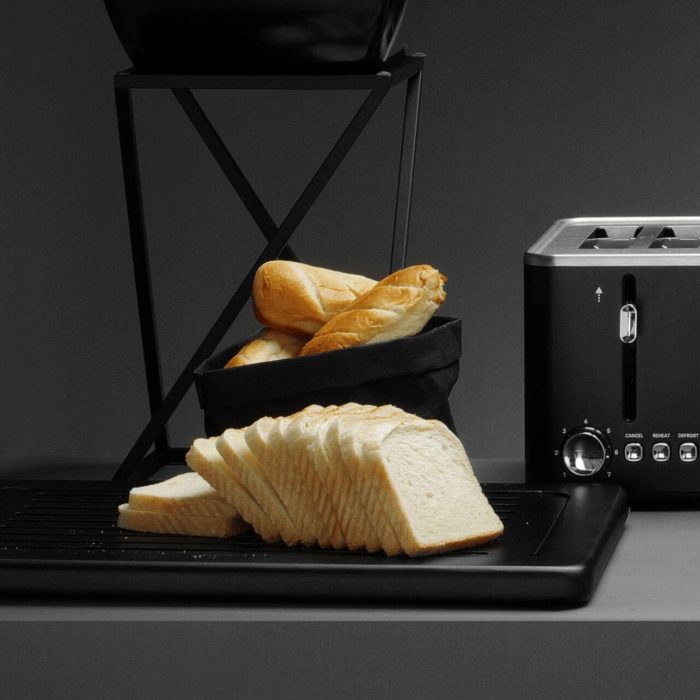 Suport bufet Skiatos, Fine Dine, negru 200x200x300mm - Image 3
