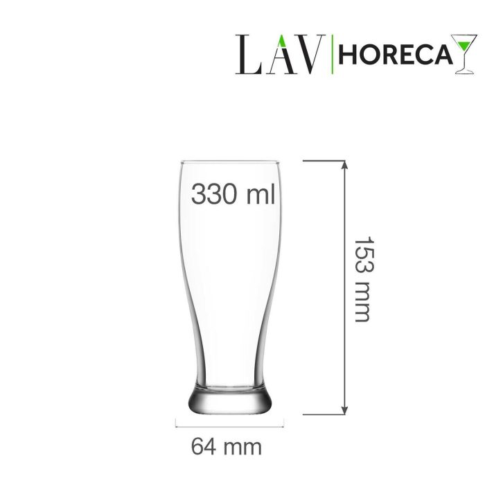 Pahar de bere Belfast 330ml, LAV - Image 2