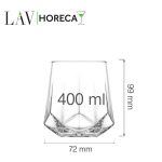 Pahar pentru whisky Verona 400 ml, LAV - Image 3