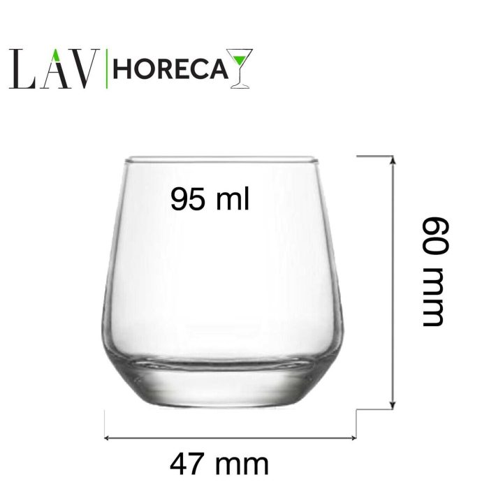 Pahar de apa Lyon Espresso, 95ml, LAV - Image 5
