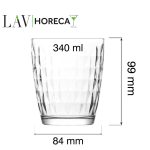 Pahar Marbella, 340 ml, LAV - Image 3