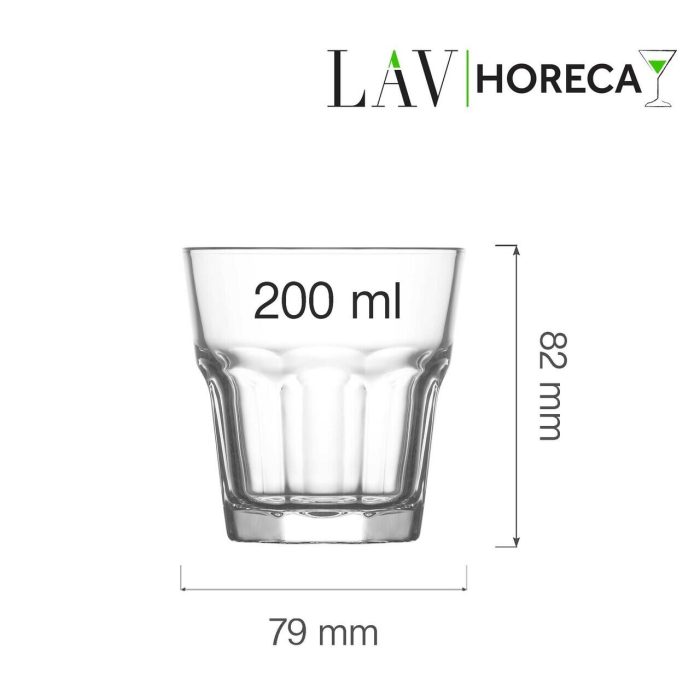 Pahar tip lowball pentru apă Amsterdam, 200 ml, LAV - Image 3