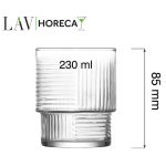 Pahar mic Istanbul, 230ml, LAV - Image 4