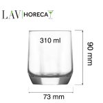 Pahar mic Riga, 310 ml, LAV - Image 2