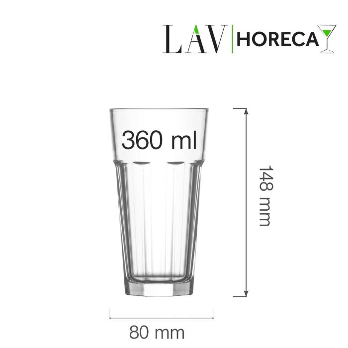 Pahar inalt Amsterdam 360 ml, LAV - Image 3