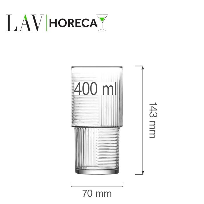 Pahar inalt Istanbul, 400 ml, LAV - Image 3