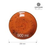 Farfurie semi-adanca Dahlia, 230 mm Fine Dine - Image 4
