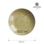 Farfurie semi-adanca Olive 230 mm, 900 ml Fine Dine - Image 3