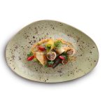 Farfurie cu formă organică Olive 350x210 mm Fine Dine - Image 3