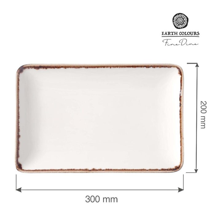 Farfurie dreptunghiulara Vanilla, 300x200 mm Fine Dine - Image 3