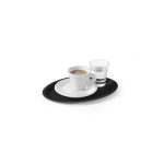 Tava servire ovala, Hendi, poliester armat cu fibra de sticla, neagra, 21x29 cm - Image 2