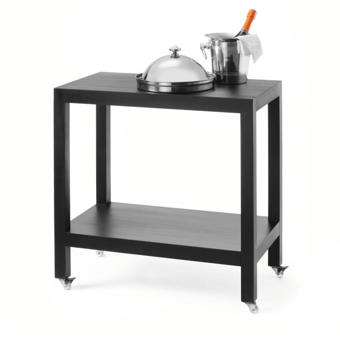 Cărucior pentru ospătari din stejar Madeira 820x460x(h)850 mm Fine Dine - Image 2