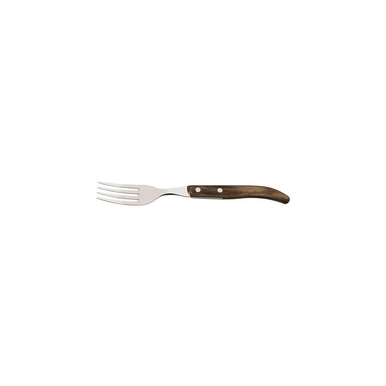 12665312_BIG.jpg Furculita friptura French Style, Horeca Line cu maner maro, (L)220 mm - 12 buc./set - Image 1