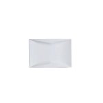 Farfurie dreptunghiulara, 310x210x(H)25 mm, portelan alb super-rezistent pana la 600 gr C, Hendi Torro