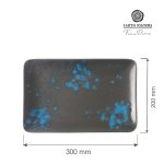 Platou dreptunghiular Flora 300x200 mm - Image 3