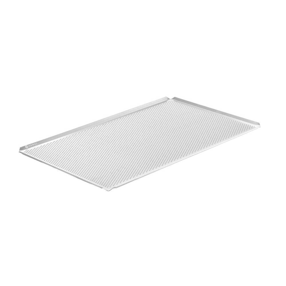 428736127_BIG.jpg Tava aluminiu perforata Hendi, 4 margini, 600x400x10mm - Image 1