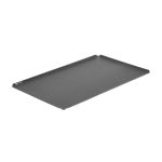 Tava aluminiu Hendi, strat antiaderent negru, 4 margini, 600x400x10mm