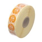 Etichete zilnice de siguranță alimentară de unică folosință, HENDI, 2000 buc. rola, ø19xmm - Image 2